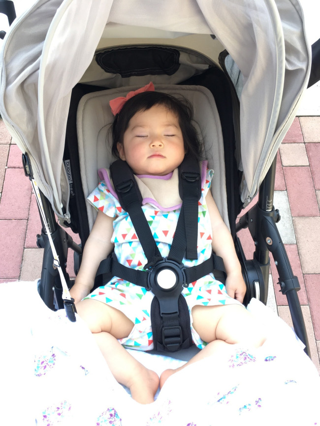 夏用に衣替えして、娘も気持ち良さそう♡