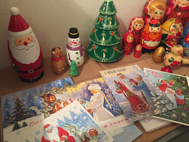 ロシアにとっては、クリスマスよりもお正月の方が大イベント。ですが、似たような伝統やモチーフも…