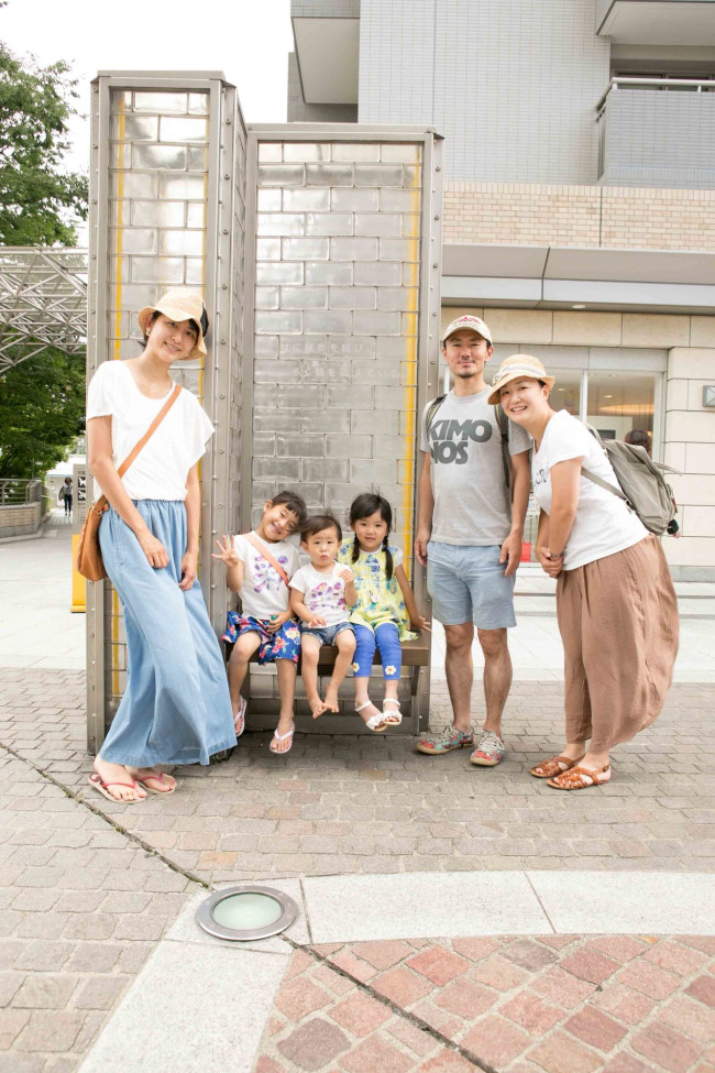 しょうごさん、ちはるさん、みほさん、さりちゃん（4歳）、いろはちゃん（4歳）、ひいろちゃん（1歳半）