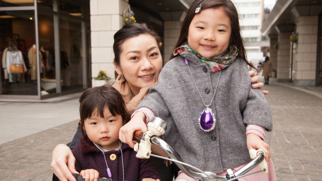 【mama snap!】代官山のお散歩は、おしゃれなキッズ自転車で♡