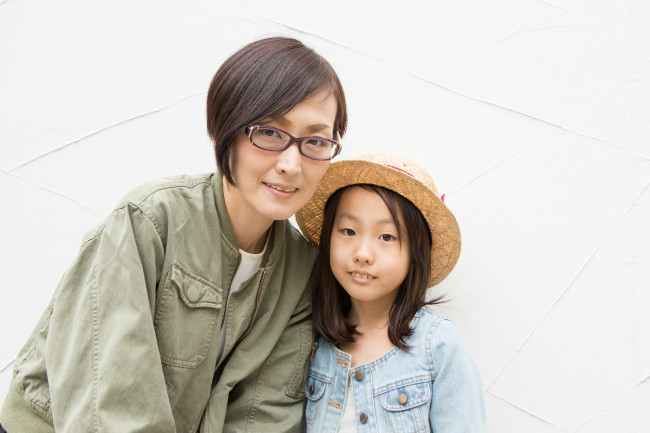 アベユウコさん、ココロちゃん（9歳）