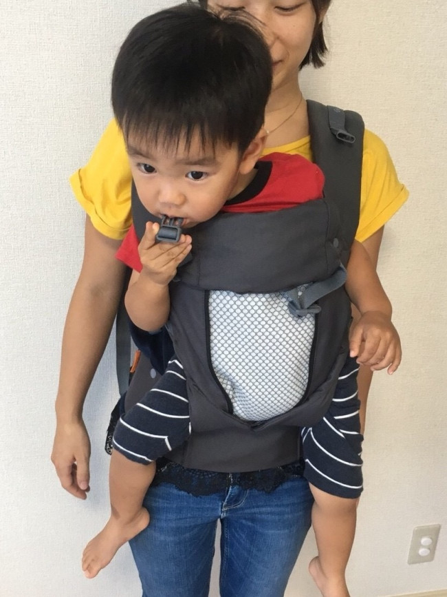 前抱っこももちろん可能！