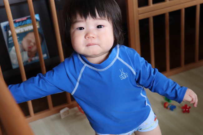 水着に合わせてRoyal Blueに。発色もきれいで、夏気分が高まります☆