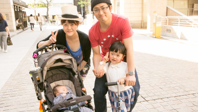 【family snap!】ママはおしゃれなヘアメイクさん♡ 色使いがキュートな、個性派ファミリーをキャッチ♪