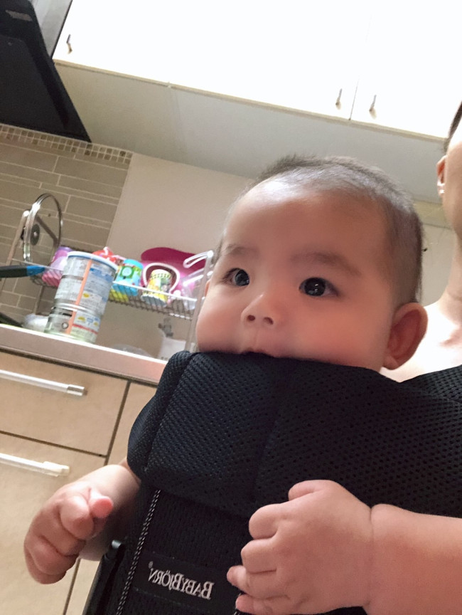 とにかく前抱っこが可愛くて、親子ともにおでかけ好きに♪