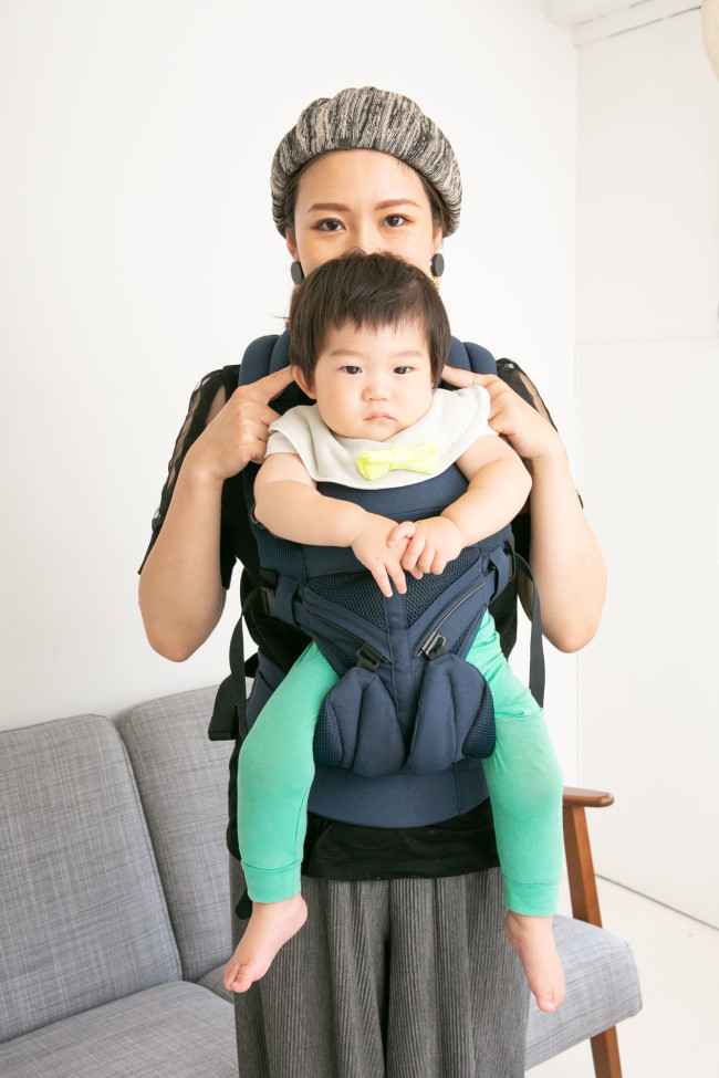 ママと同じ景色を見ながら歩けるのは、楽しい♪