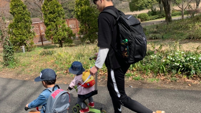 《念願の３人目妊娠♡》年が近い兄妹、子どもたちの反応は…？ パパとの作戦会議！