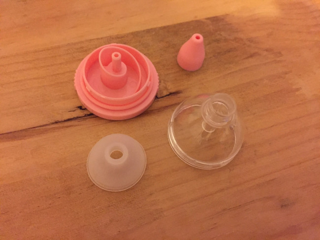 洗うのは先のほうのこの部品だけ！　簡単に分解できて楽チン