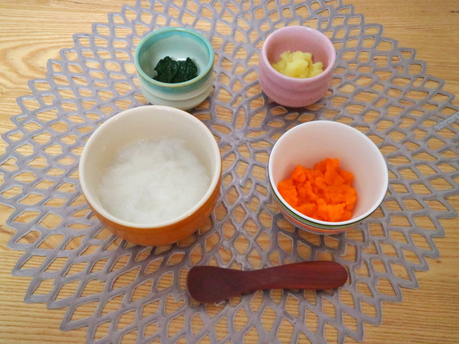 テーブルセッティングも、楽しみのひとつ。美味しそう！キレイ！そんなものを見せてあげるのは大事なことです