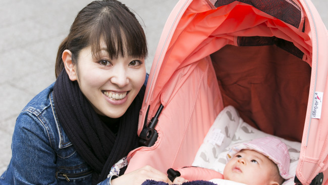 【mama snap!】大人かわいいスタイルのママは、デニム×チュールスカートで♡
