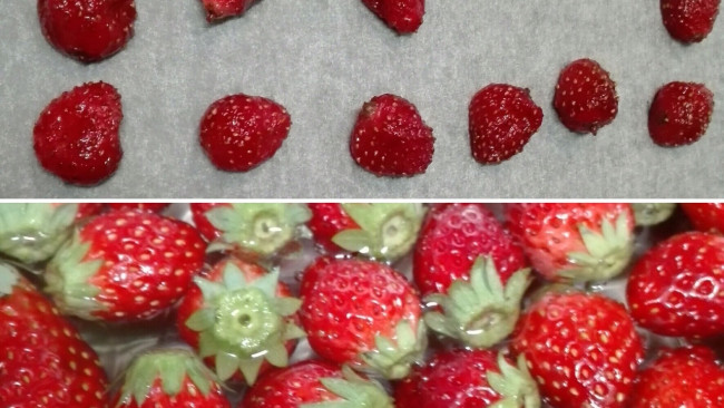 《こどもと一緒にお菓子作り！》春仕込み♡ 簡単ドライいちご&いちごシロップ作り